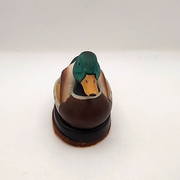 Vintage Ceramic Mallard Duck Shoe Brush/Buffer - Picture 4 of 8